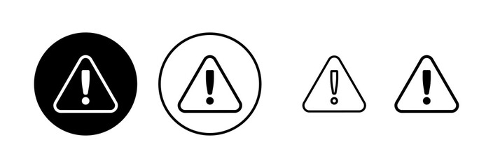 Exclamation danger sign illustration. attention sign and symbol. Hazard warning attention sign