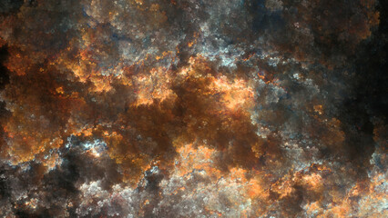 Wall Mural - abstract mix of fire and ice, good for gaming-content, fantasy and sci-fi