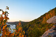 View of mountains and Potomac River at Harpers Ferry, West Virginia