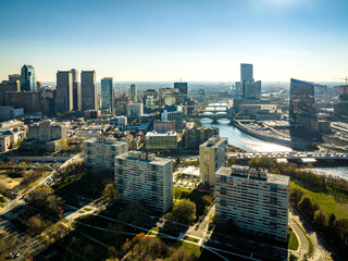 Canvas Print - Aerial Drone of Philadelphia