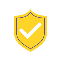 Sticker - shield checkmark icon