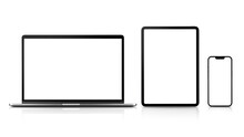 スマートフォン、タブレットPC、ノートパソコンの画像合成用素材