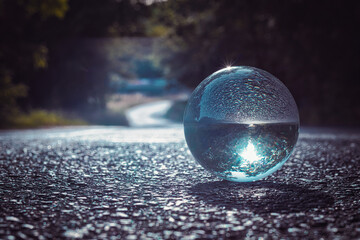 Strasse - Ecology - Lensball - High quality photo - Bioeconomy - A closeup of lensball 	
