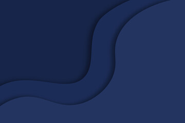 dark navy blue background with 3d waves and free space