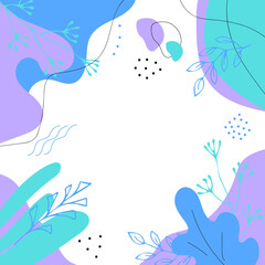 Naklejka na meble Trendy template for social media stories, and vector illustration. Background design 