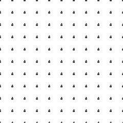 Poster - Square seamless background pattern from geometric shapes. The pattern is evenly filled with small black vote symbols. Vector illustration on white background