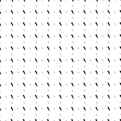 Poster - Square seamless background pattern from geometric shapes are different sizes and opacity. The pattern is evenly filled with black falling rocket symbols. Vector illustration on white background