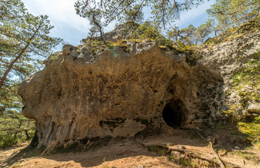 Wall Mural - Grotte de l'Homme Mort à Saint-Pierre-des-Tripiers, Lozère, France