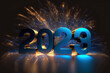 © Korea Saii - 2023 Happy New Year 2023 Backdrop Background Cover Digital Art with Generative AI Technology Illustration Digital ART