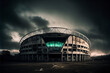 Abandoned Post-Apocalyptic Football Stadium