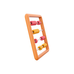 3d rendering abacus kids toy math classroom icon 3d rendering 3d rendering icon abacus kids toy icon