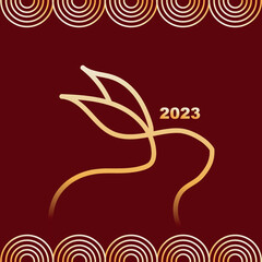 Wall Mural - Happy Chinese New Year 2023 banner