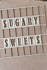 Poster - sugary sweets