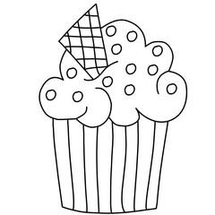 Poster - Hand Drawn Cake Vector 