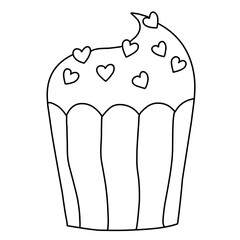 Sticker - Hand Drawn Cake Vector 