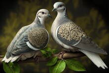 Two Turtle Doves (ai Generated)