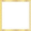 © Phoebe Yu - Luxury golden square frame botanic garden vingate pattern