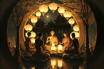 Vesak celebration, Buddhist, observance, holiday, religion, festival