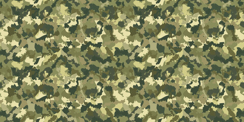 Aufkleber - Military camouflage. Vector camouflage pattern for seamless surfaces. Printing and stylish illustrations.