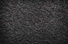 Shady Teak - Dark Wooden Textures With Carving And Detailing