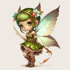 Wall Mural - Fairy Vector Art