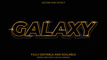 Luxury Galaxy Text Effect Editable Eps File