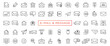 © artnazu - Mail message line icons. Newsletter, E-mail, Correspondence. Communication linear icon set. Quality line set