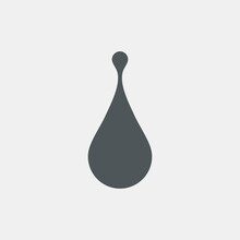 Water Drop Droplet Raindrop Icon Illustration Cut