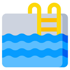 Poster - Premium download icon of swimming pool