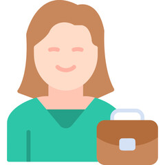 Sticker - Working Woman Icon