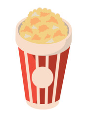 Poster - pop corn icon