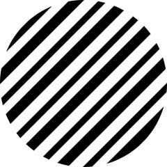 Poster -  Circle design element. Rounded halftone. PNG with transparent background.