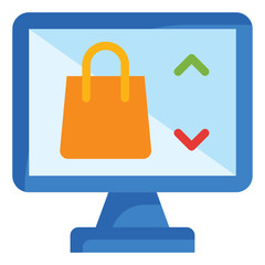 Sticker - Online Shopping Icon