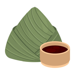 Poster - zongzi and soy sauce