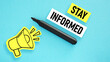 Stay Informed is shown using the text