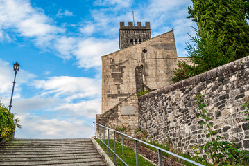 Wall Mural - Exterior view of the Collegiate Church of San Cristoforo, known as 