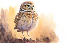 Burrowing Owl Generated By Generative AI