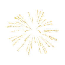Golden Fireworks, Background Explosion, Burst Plume Golden , Crumbs. Isolated Gold Dust. Celebration Jewelry, Carefully Placed By Hand. Jewel Confetti Firework. Burning Pyrotechnic. Png