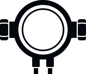 Poster - Junction box icon simple vector. Electric power. Safety wall