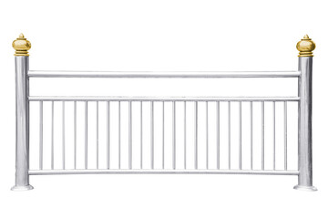 Wall Mural - Stainless steel railing