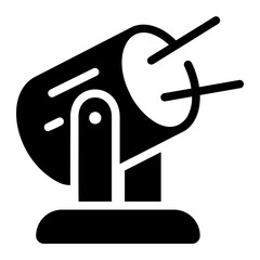 Wall Mural - spotlight glyph icon