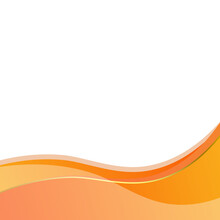 Abstract Orange Wave Background