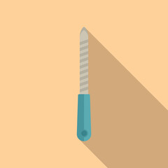 Poster - Polish tool icon flat vector. Care spa. Salon cosmetic