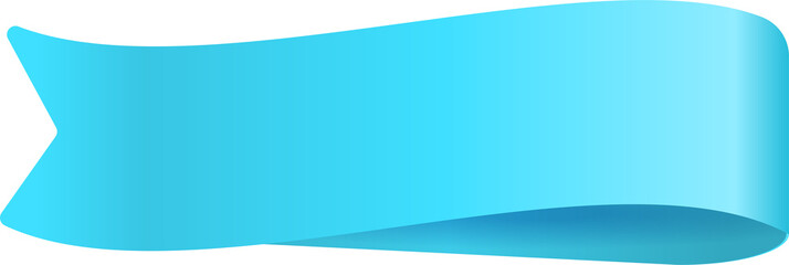Aufkleber - Blue ribbon banner tag label isolated background