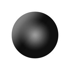 Black 3D Circle 