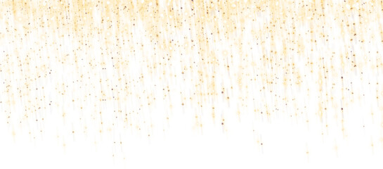 Wall Mural - Bright dust sparkling on a transparent background