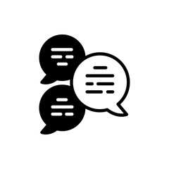 Wall Mural - Forum icon in vector. Logotype