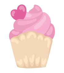 Poster - cupcake valentines day