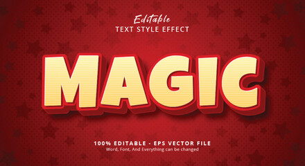 Poster - Editable Magic text effect template