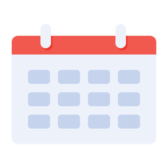 Sticker - Flat vector icon of a reminder